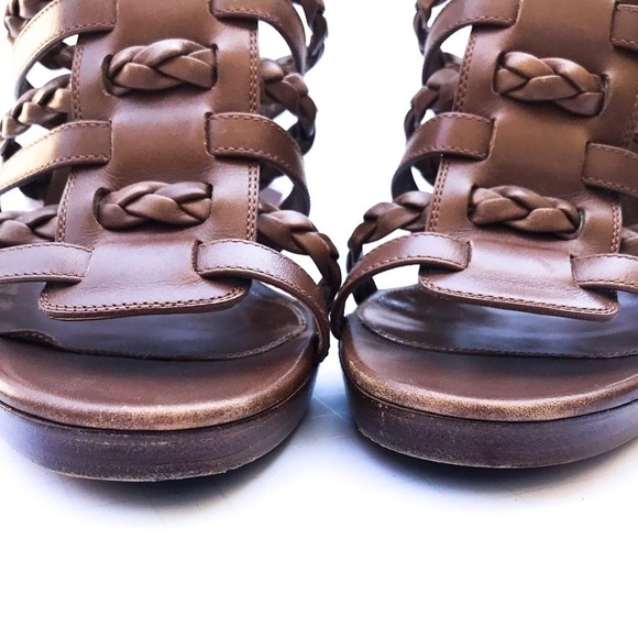 Gianvito Rossi Luggage Braid Block Heel Sandal - Picture 4 of 8